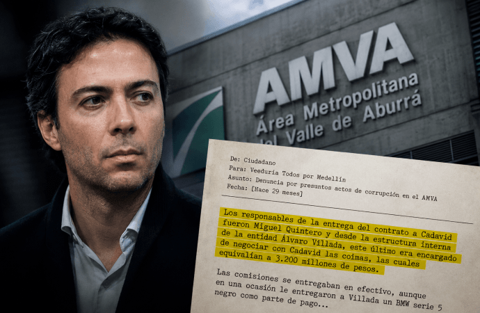 Imputarán a Miguel Quintero: el correo que destapó el escándalo de corrupción en el AMVA