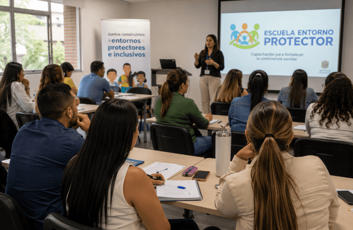Medellín fortalece la convivencia escolar con la capacitación de 288 profesionales