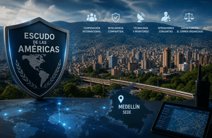 Medellín será sede del Escudo de las Américas para fortalecer la lucha contra el crimen organizado