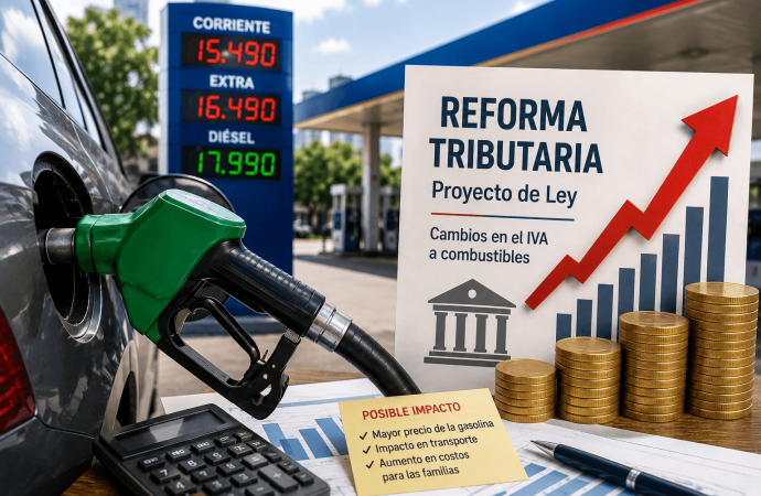 Reforma tributaria propone cambios que podrían aumentar el precio de la gasolina en Colombia