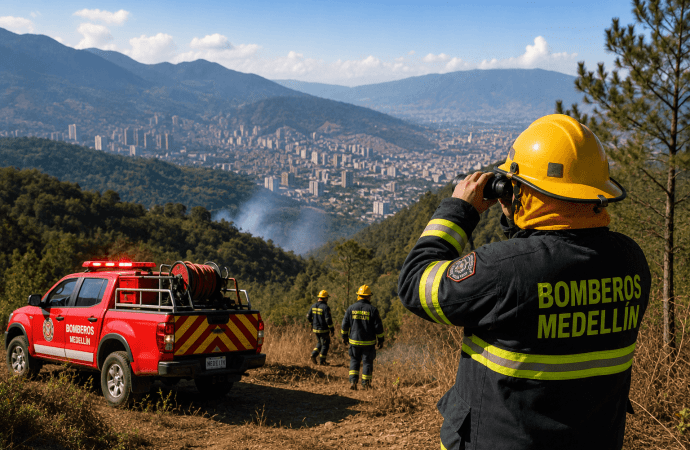 Valle de Aburrá se prepara para la temporada seca: activan plan para prevenir incendios y emergencias