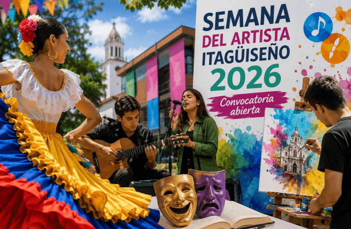 Semana del Artista Itagüiseño 2026 abre convocatoria para nuevos talentos de Itagüí