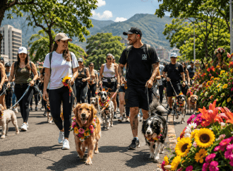 La Caminata Canina celebra 27 años en la Feria de las Flores de Medellín