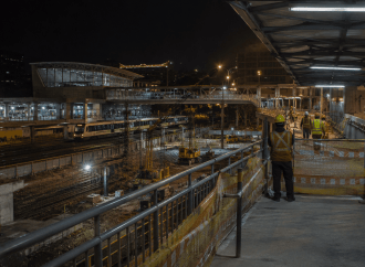 Cierre en estación Caribe por obras del Metro de la 80