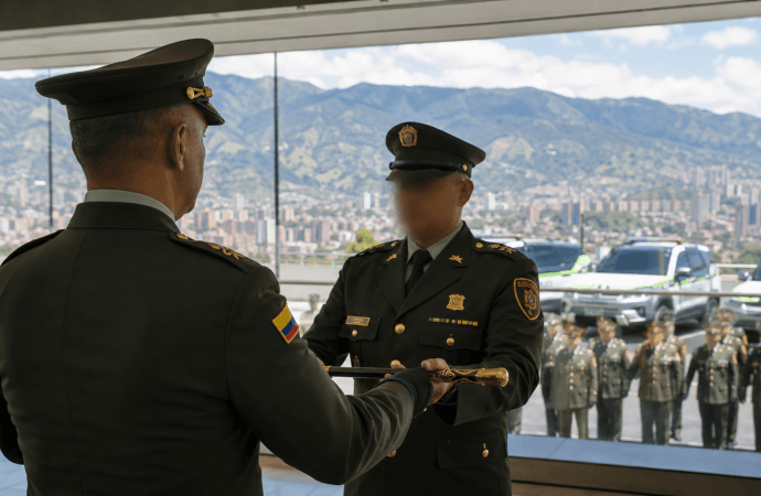 Richard Fajardo será el nuevo comandante de la Policía del Valle de Aburrá