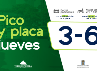 Pico y placa en Medellín hoy 27 de agosto