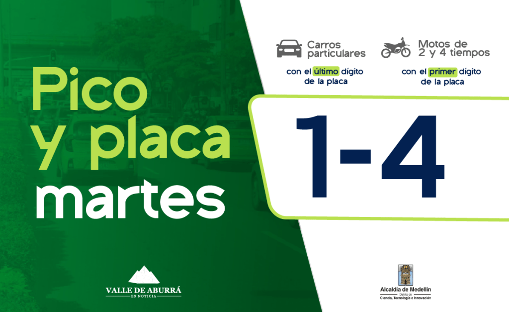 pico y placa martes