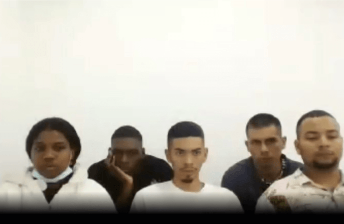 Presuntos asesinos de María Camila Potosí causan rechazo tras reírse en plena audiencia