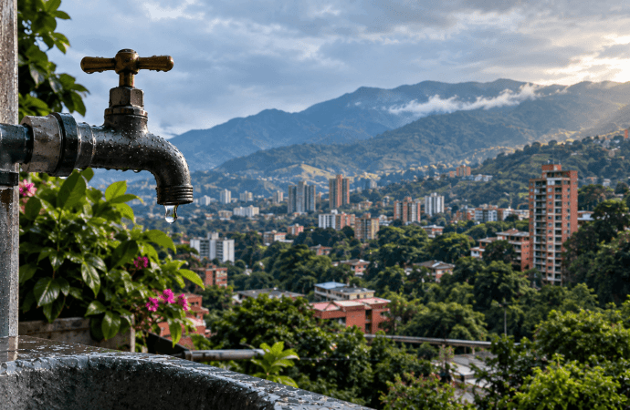 Medellín pausa el racionamiento de Agua