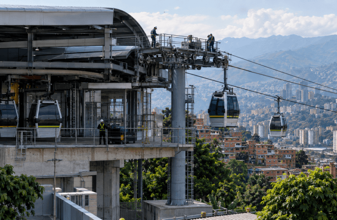 Línea K del Metrocable está suspendida en Medellín