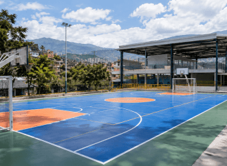 Itagüí renovó la placa polideportiva de Estación del Sur